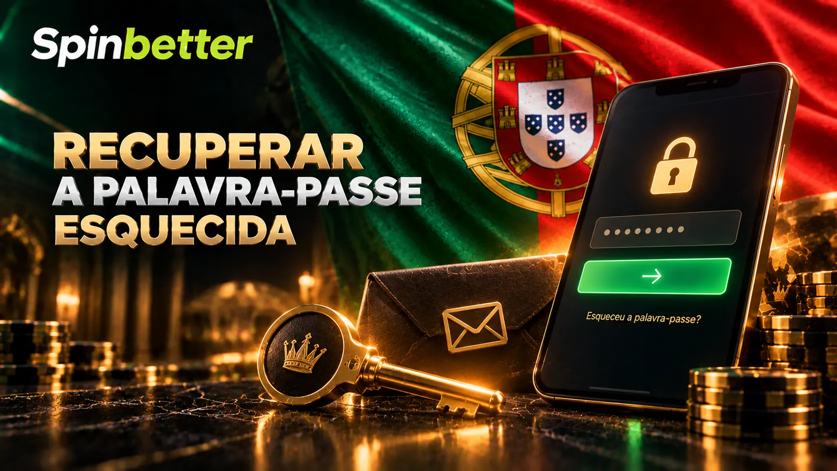 Recuperação da palavra-passe a partir do endereço de correio eletrónico